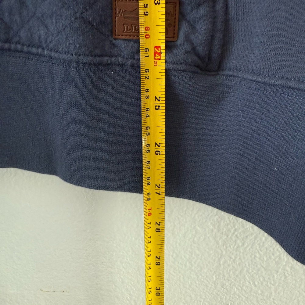 L.L. Bean Quilted Quarter-Zip Sweater - Picture 5 of 6